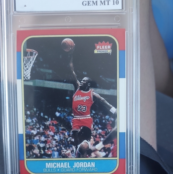 1986 fleer Michael jordan mint 10 - Picture 1 of 2